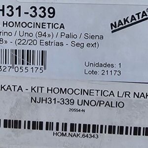 KIT HOMOCINETICA L/R NAKATA NJH15-339 FIORINO/DUNA