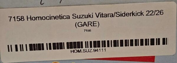 7158 Homocinetica Suzuki Vitara/Siderkick 22/26 (GARE)