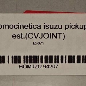 IZ-071 Homocinetica isuzu pickup 17/33 est.(CVJOINT)