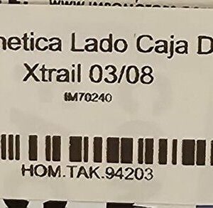 IM70240 Homocinetica Lado Caja Derecho Nissan Xtrail 03/08
