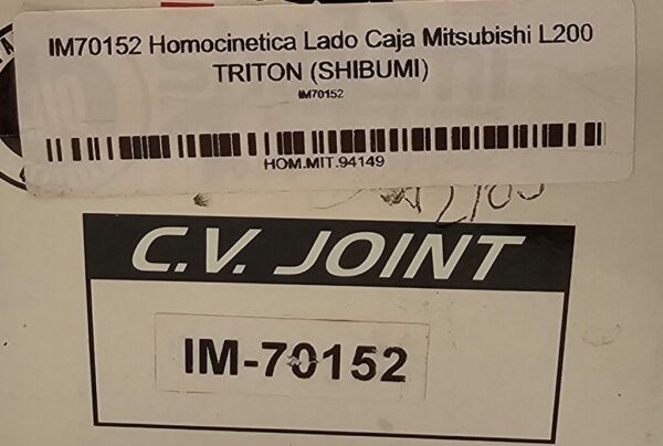 IM70152 Homocinetica Lado Caja Mitsubishi L200 TRITON (SHIBUMI) - Imagen 4