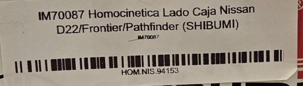 IM70087 Homocinetica Lado Caja Nissan D22/Frontier/Pathfinder (SHIBUMI) - Imagen 4