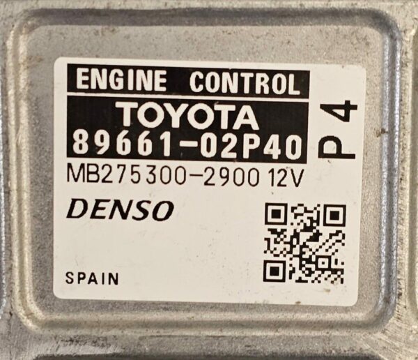 MODULO DE INYECCION TOYOTA COROLLA (123) - Imagen 3