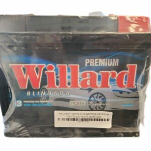 UB720-2105 BATERIA WILLARD DERECHA CALCIO PLATA BLINDADO 12X70