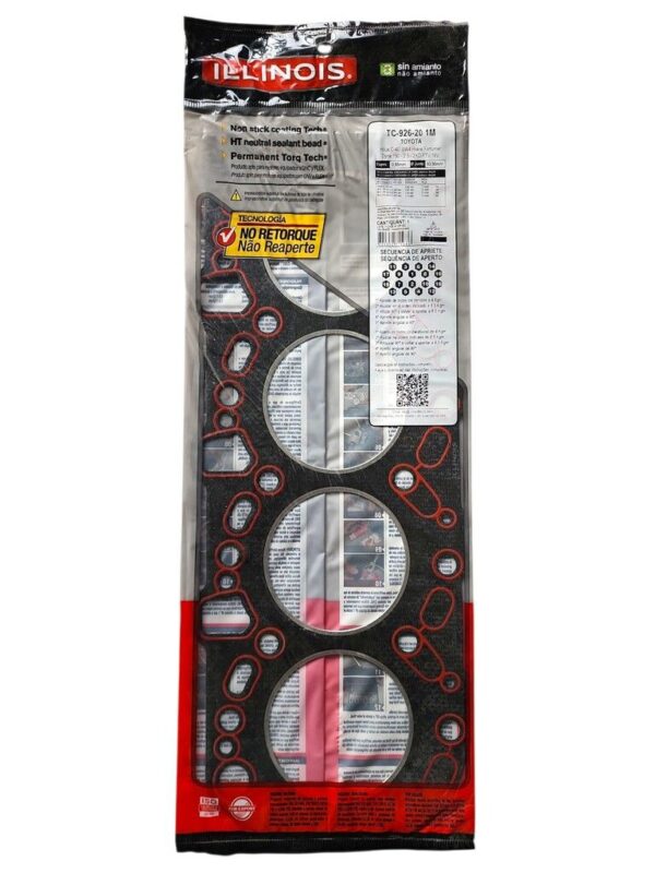 TC-926-20 1M (Esp 0.85mm) Hilux D-4D SW4 Hiace Forturner Dyna 150 - 2.5 - 2KD-FTV DOHC 16V // 1111530040A0/30041A0/0L010A0/0L011A0