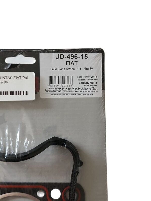 JD-496-15 JUEGO DE JUNTAS FIAT Palio Siena Strada - 1.4 - Fire 8V - Imagen 2