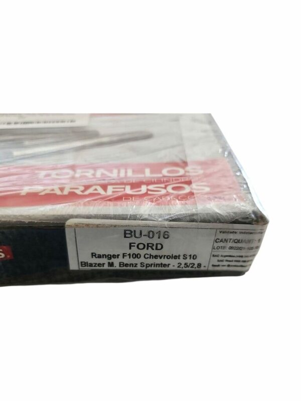 BU-016 BULONES DE TAPA DE CILINDROS Ranger F100 Chevrolet S10 Blazer M. Benz Sprinter - 2,5/2,8 - 200 300 TDI Power Stroke Diesel - Imagen 2